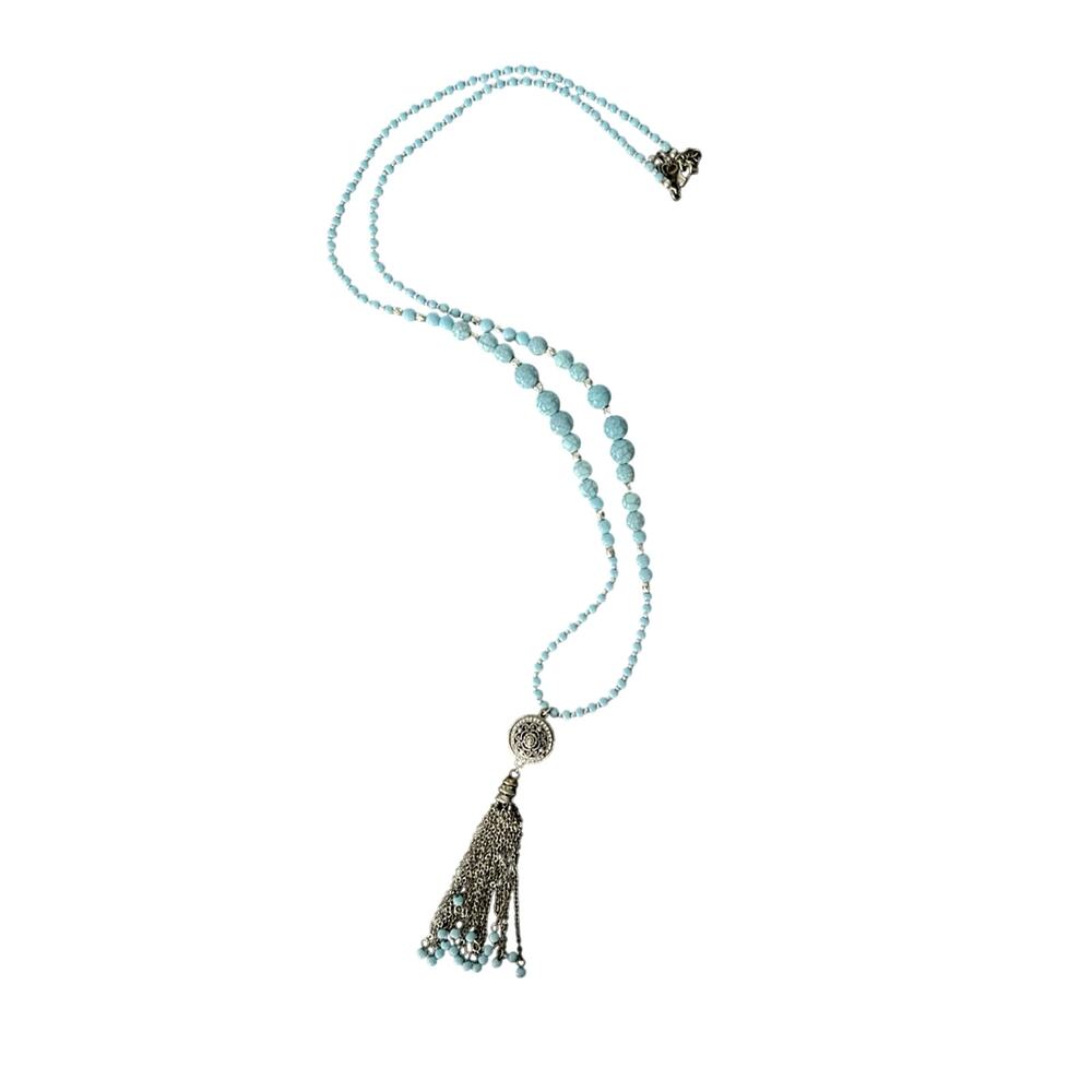 Blue beaded style Necklace
